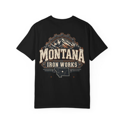 Montana Iron Works Unisex Comfort Color 1717 Streetwear Graphic Tee