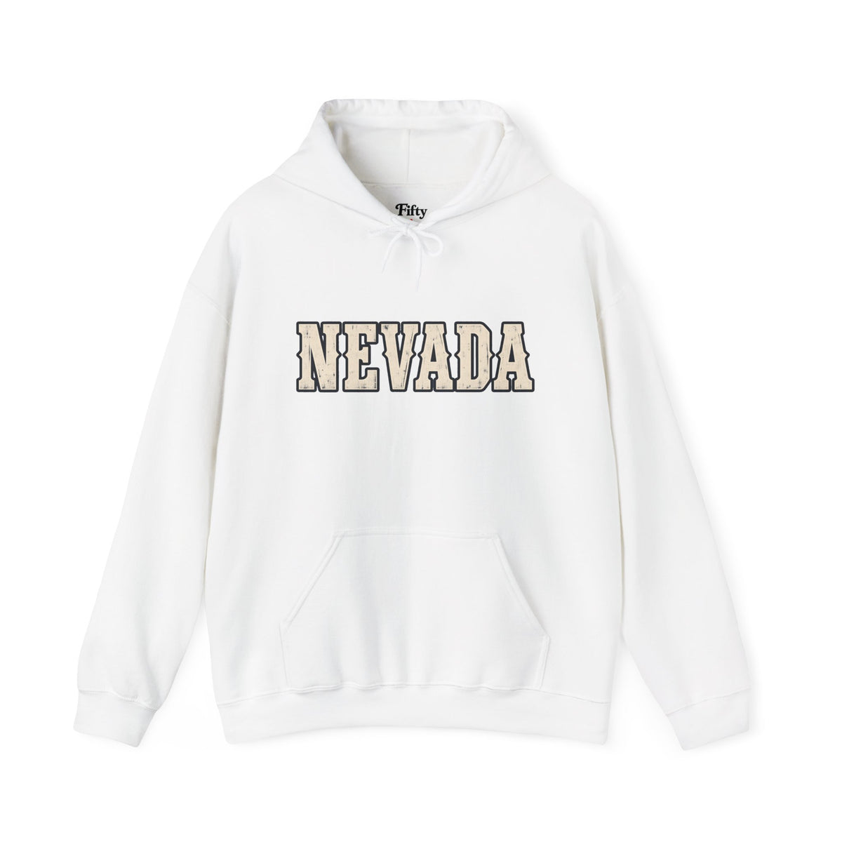 Nevada Unisex Hoodie State Name Graphic