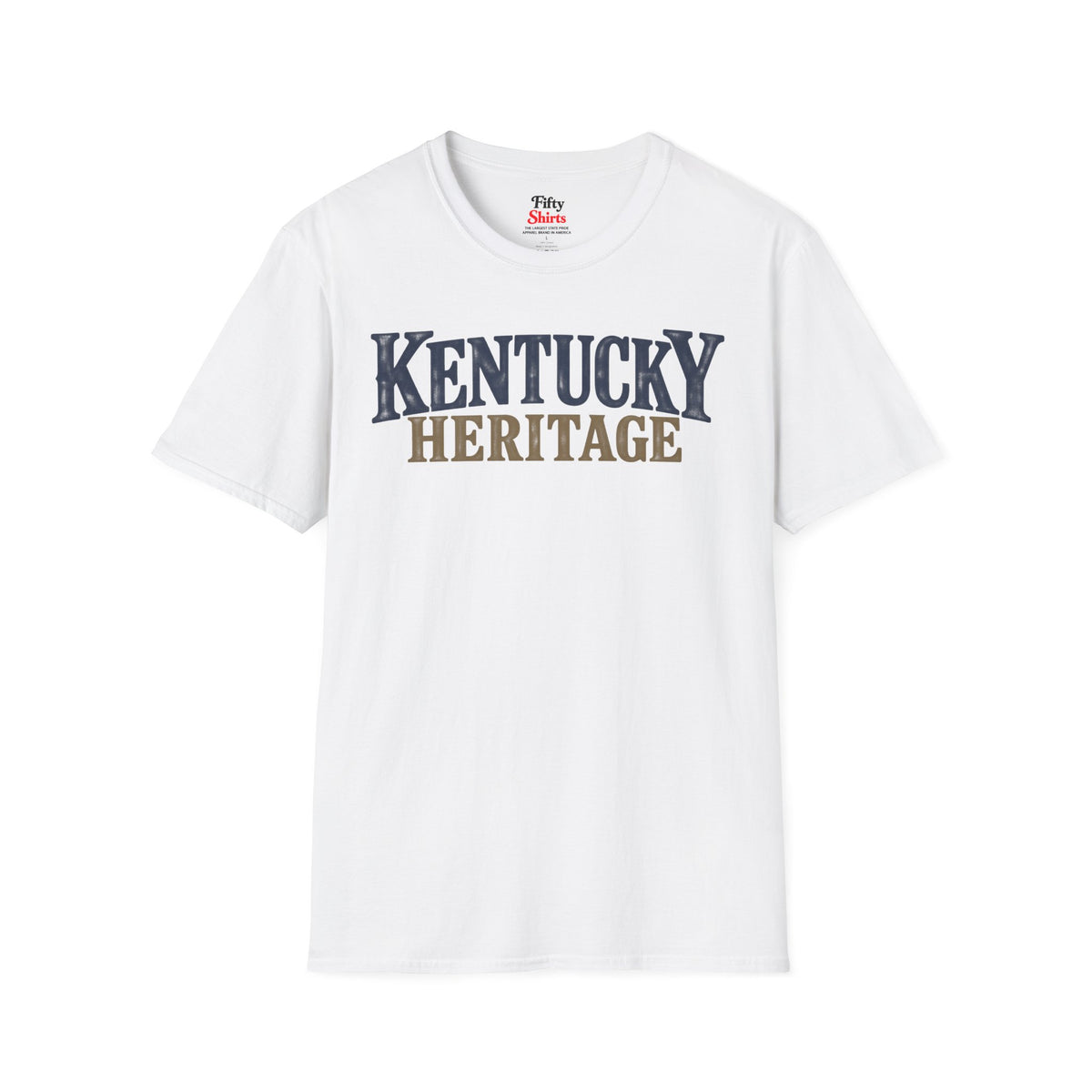 Kentucky Heritage Unisex Softstyle T Shirt State Name Graphic Tee