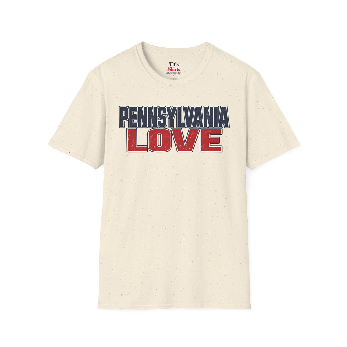 Pennsylvania Love Unisex Softstyle T Shirt State Name Graphic Tee