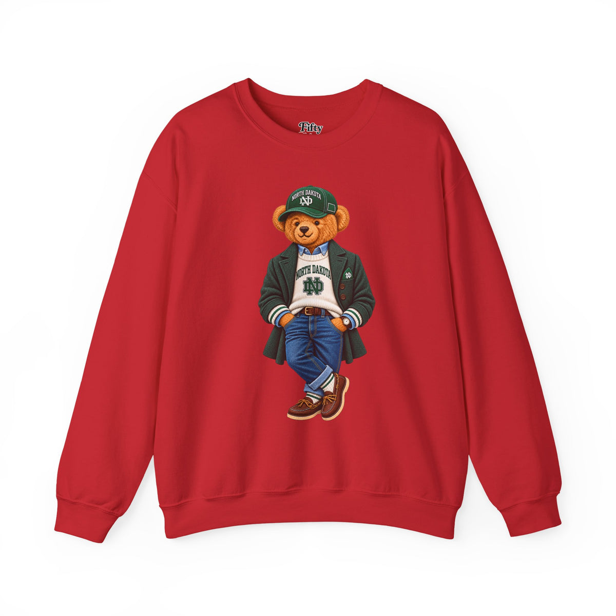 North Dakota- Game Day Teddy Bear Sweatshirt