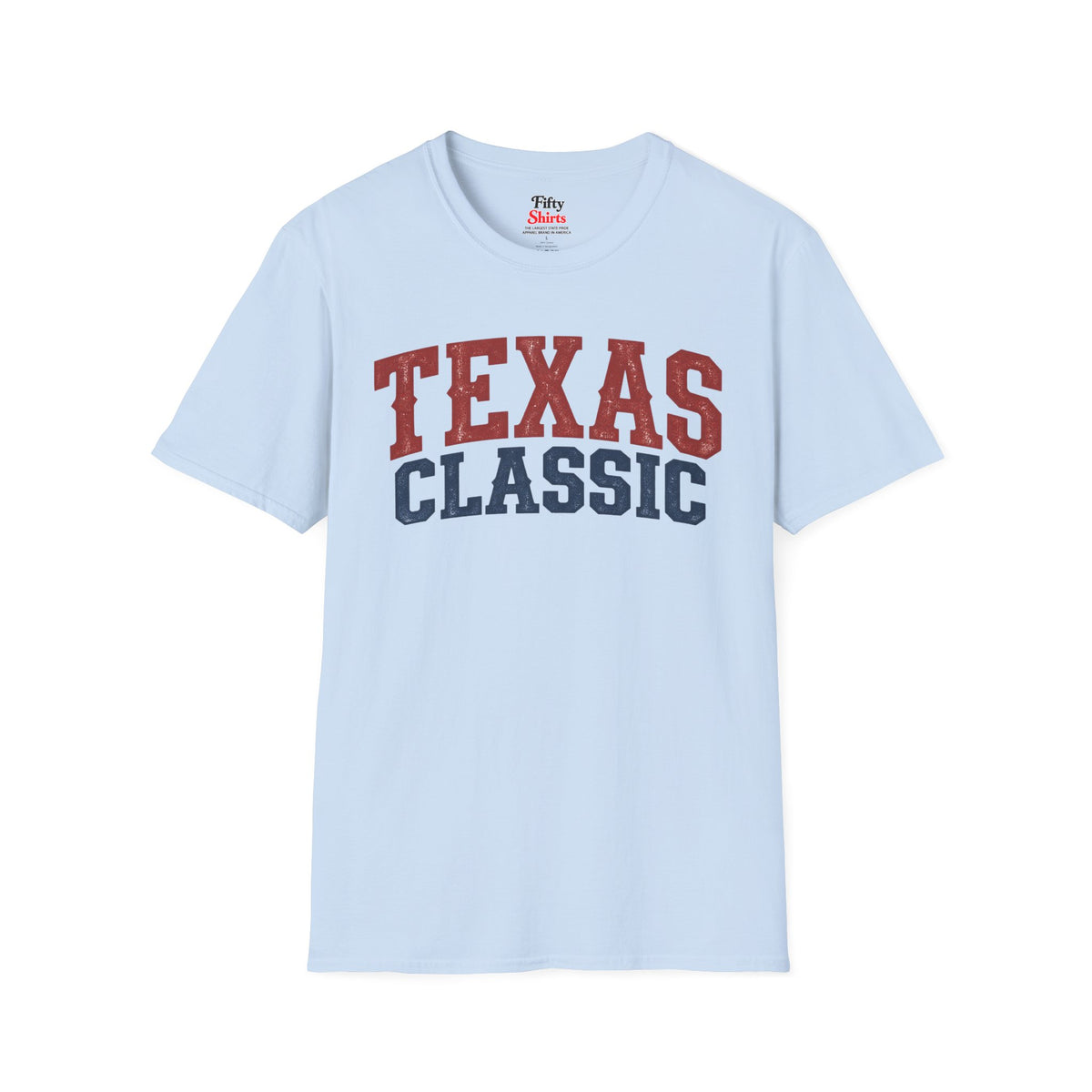 Texas Classic Unisex Softstyle T Shirt State Name Graphic Tee
