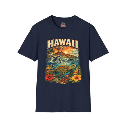 Hawaii Wildlife Unisex Softstyle T Shirt State Pride Graphic Tee Collections FS03