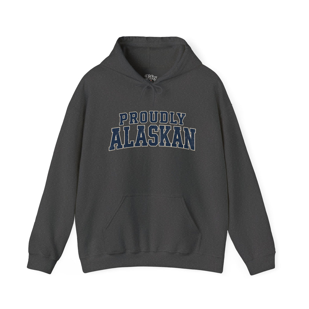 Proudly Alaskan Unisex Hoodie State Name Graphic