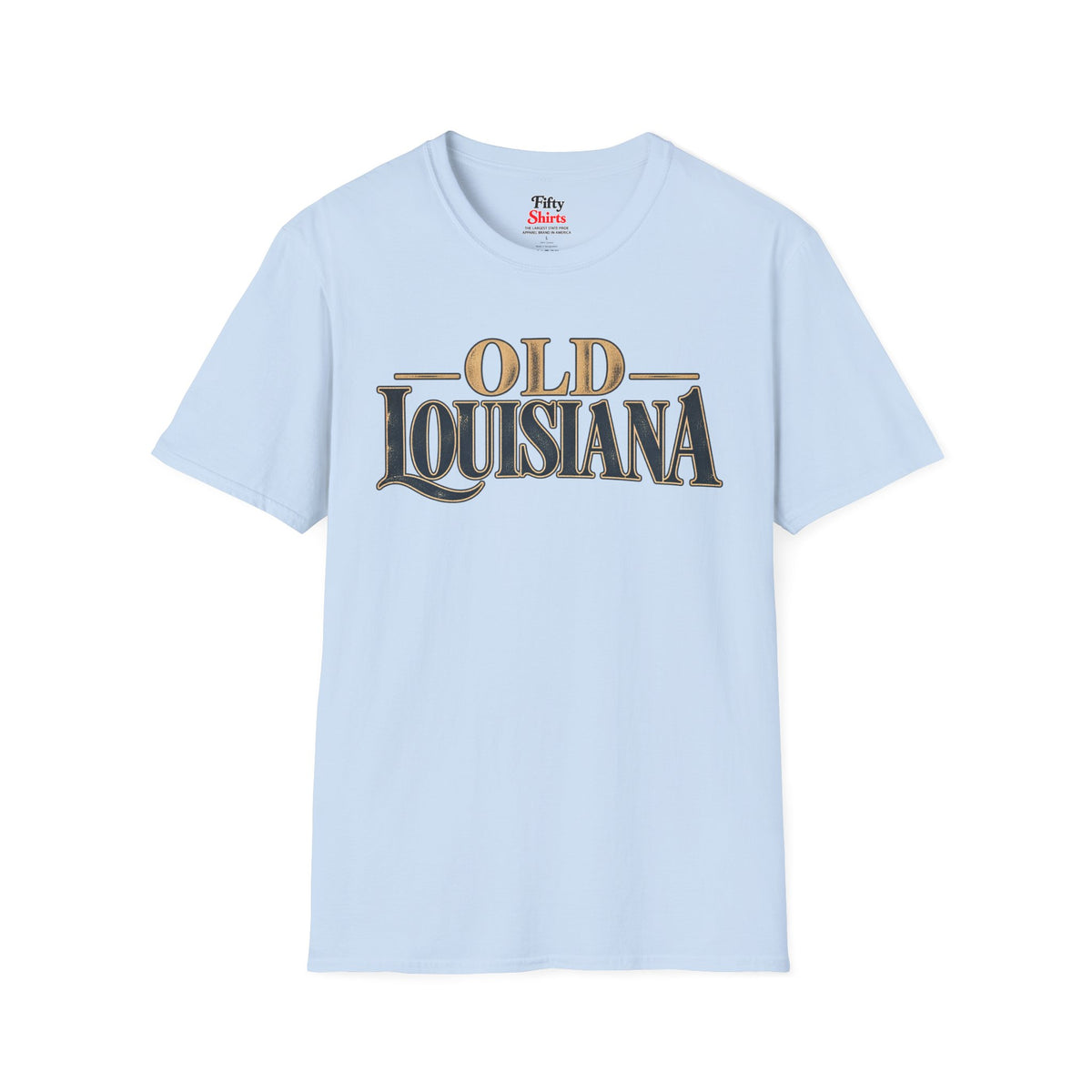 Old Louisiana Unisex Softstyle T Shirt State Name Graphic Tee
