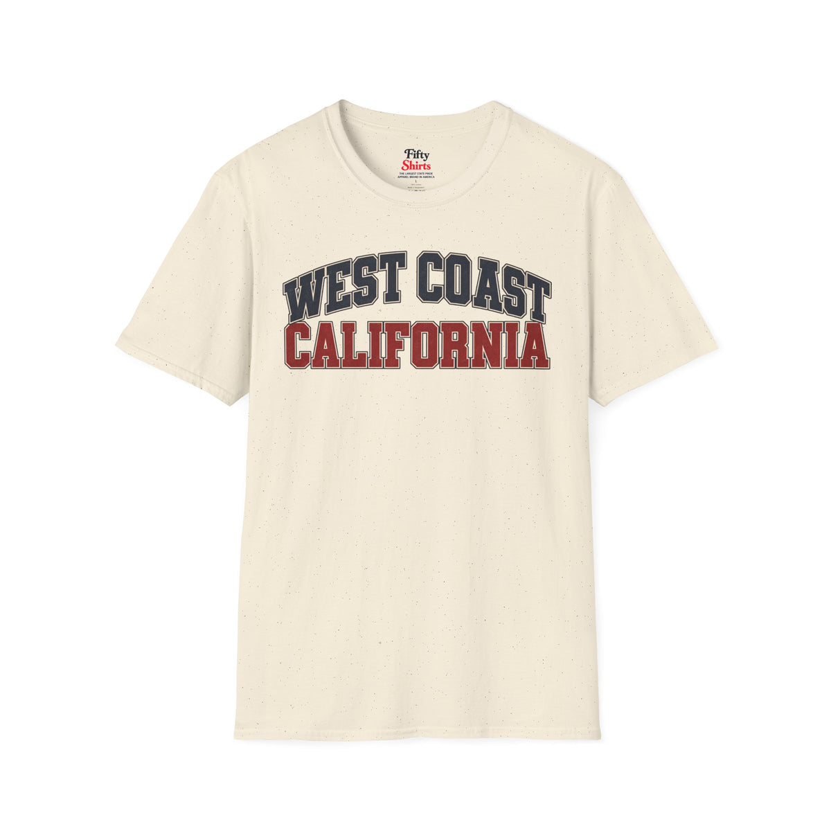 West Coast California Unisex Softstyle T Shirt State Name Graphic Tee