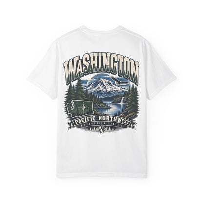 Washington Pacific Northwest Unisex Comfort Color 1717 Streetwear Graphic Tee
