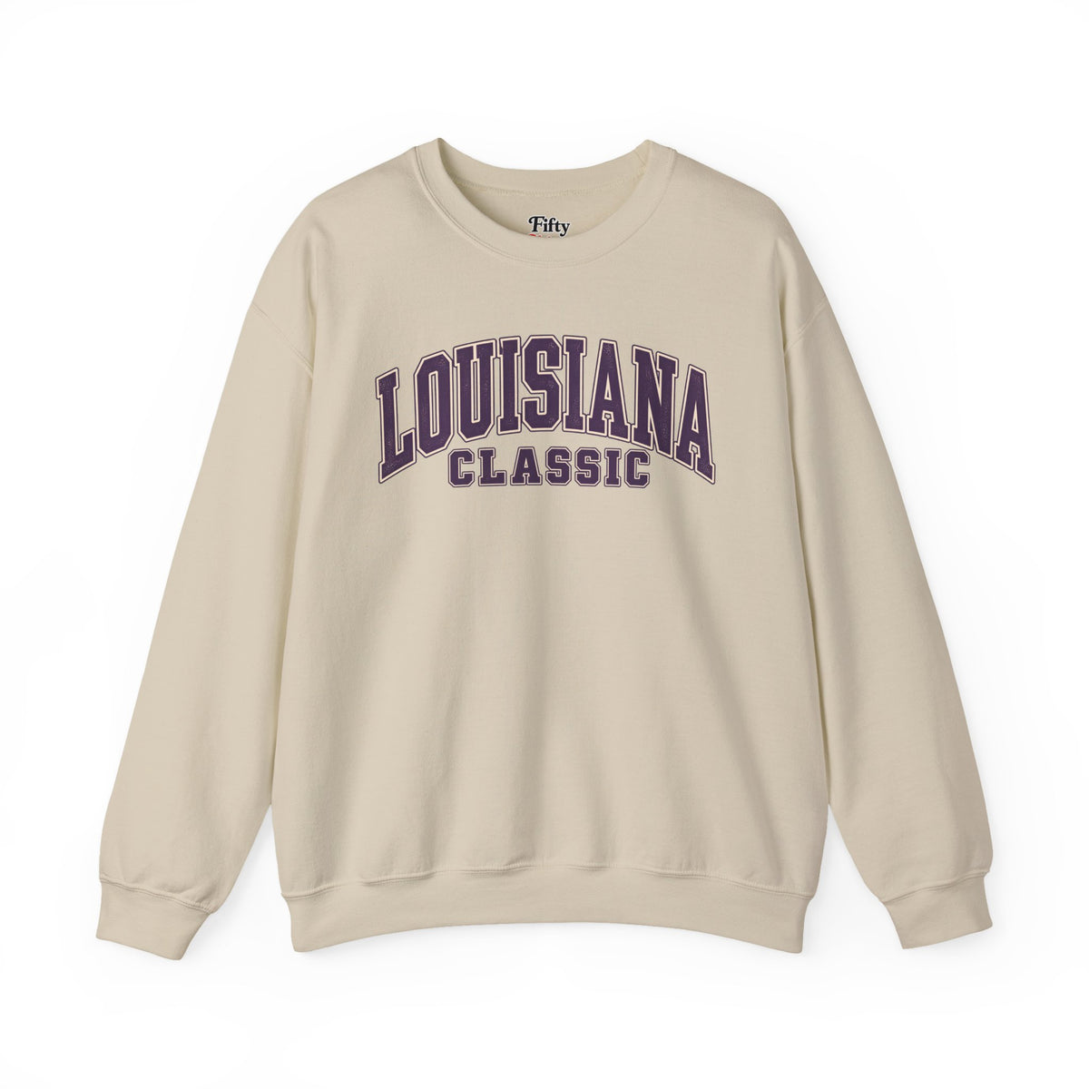 Louisiana Classic Unisex Crewneck Sweatshirt State Name Graphic