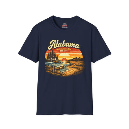 Alabama Southern Sunset Unisex Softstyle T Shirt State Pride Graphic Tee Collections FS03