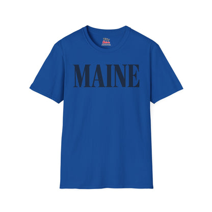 Maine Unisex Softstyle T Shirt State Name Graphic Tee
