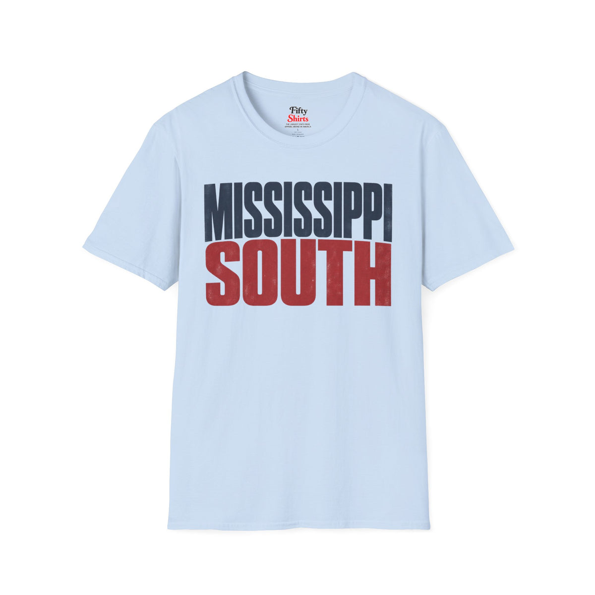 Mississippi South Unisex Softstyle T Shirt State Name Graphic Tee