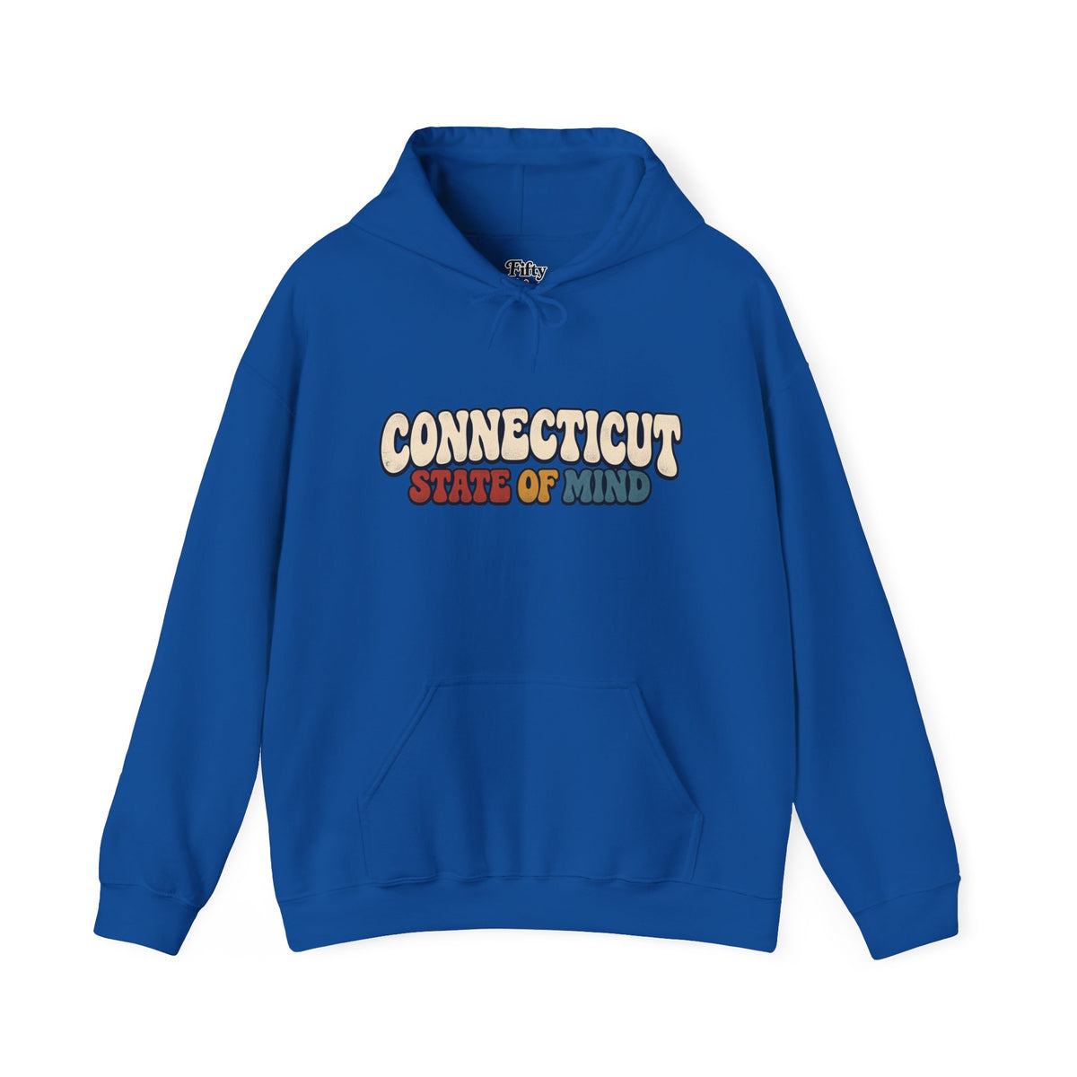 Connecticut State of Mind Unisex Hoodie State Name Graphic