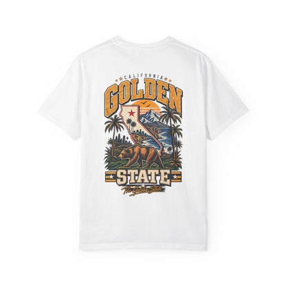 California Golden State Streetwear  Unisex Comfort Color 1717 Streetwear Graphic Tee