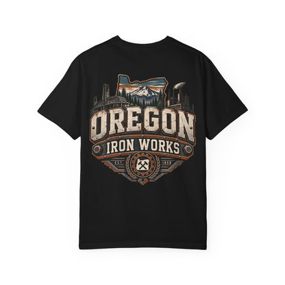 Oregon Iron Works Unisex Comfort Color 1717 Streetwear Graphic Tee