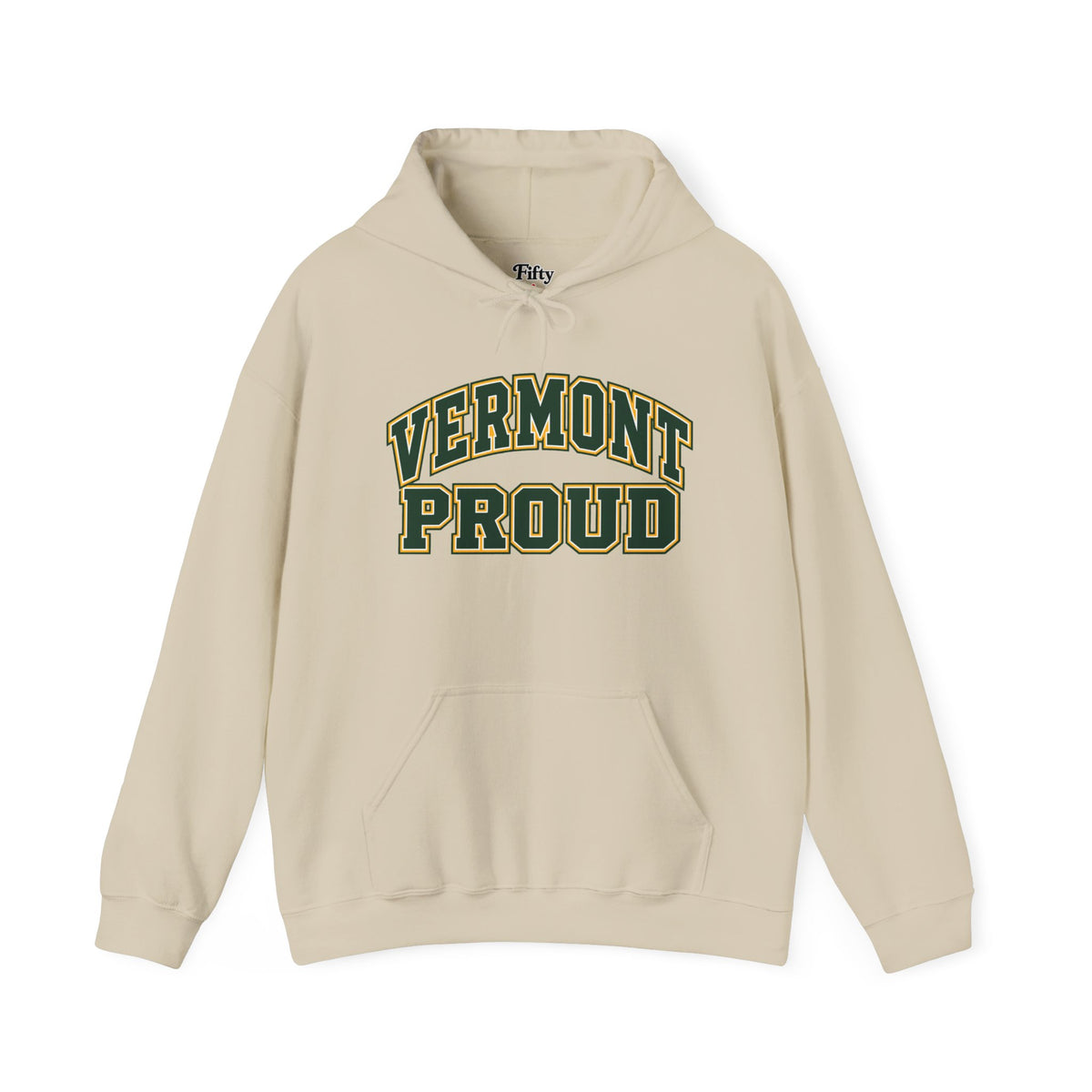 Vermont Proud Unisex Hoodie State Name Graphic