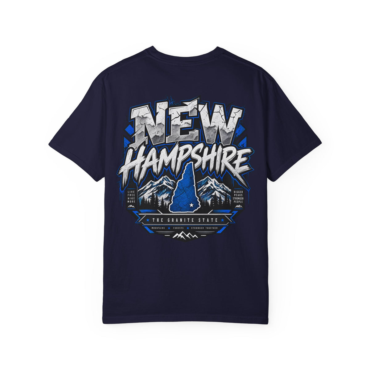 New Hampshire Mountain Club Unisex Comfort Color 1717 Streetwear Graphic Tee