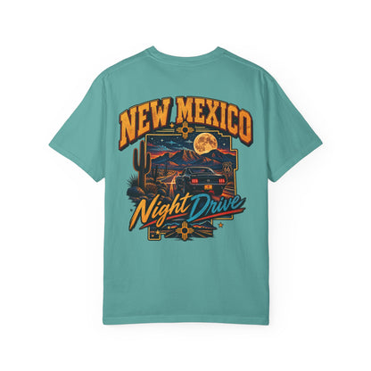 New Mexico Night Drive Unisex Comfort Color 1717 Streetwear Graphic Tee