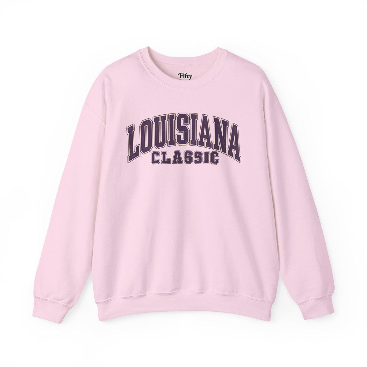 Louisiana Classic Unisex Crewneck Sweatshirt State Name Graphic