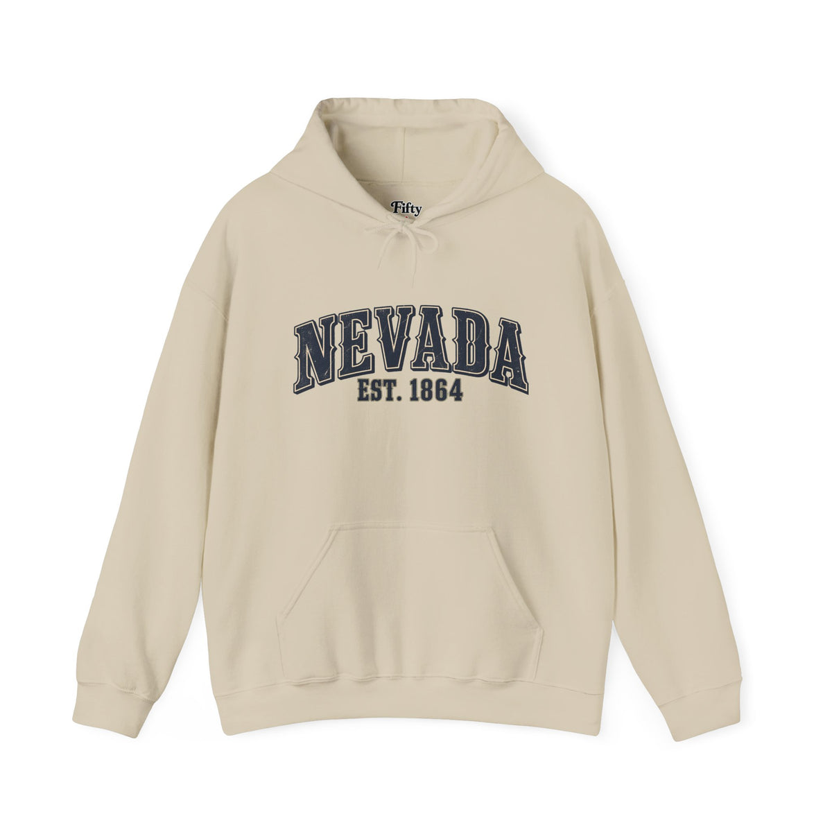 Nevada Est 1864 Unisex Hoodie State Name Graphic