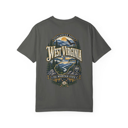 West Virginia Appalachian Roots Unisex Comfort Color 1717 Streetwear Graphic Tee