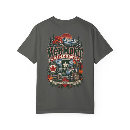 Vermont Maple Roots Unisex Comfort Color 1717 Streetwear Graphic Tee