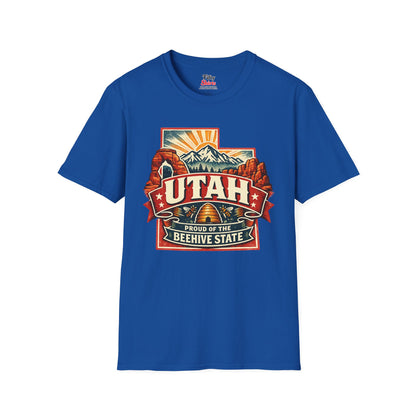 Utah State Pride Unisex Softstyle T Shirt State Pride Graphic Tee Collections FS03