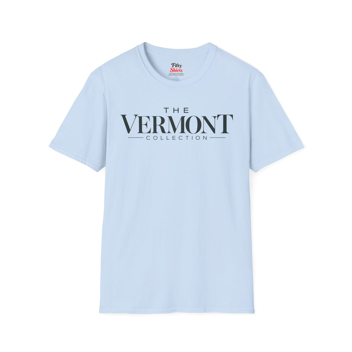 The Vermont Collection Unisex Softstyle T Shirt State Name Graphic Tee