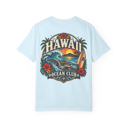 Hawaii Ocean Club Unisex Comfort Color 1717 Streetwear Graphic Tee