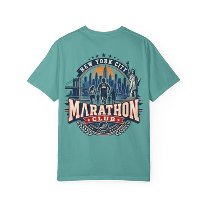 New York City Marathon Club Unisex Comfort Color 1717 Streetwear Graphic Tee