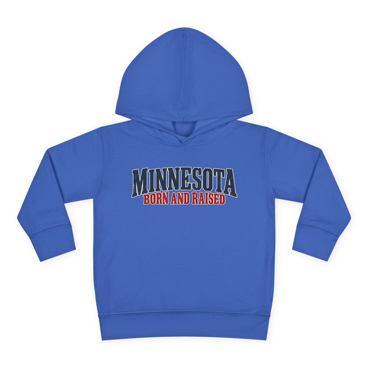 Minnesota Born and Raised Premium Northwoods Unisex Toddler Pullover Fleece Hoodie