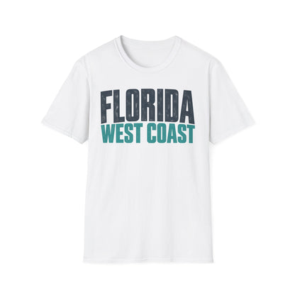Florida West Coast Unisex Softstyle T Shirt State Name Graphic Tee