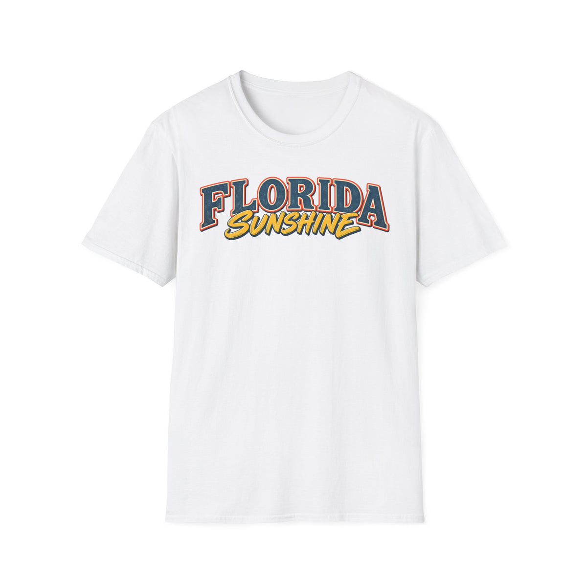 Florida Sunshine Unisex Softstyle T Shirt State Name Graphic Tee
