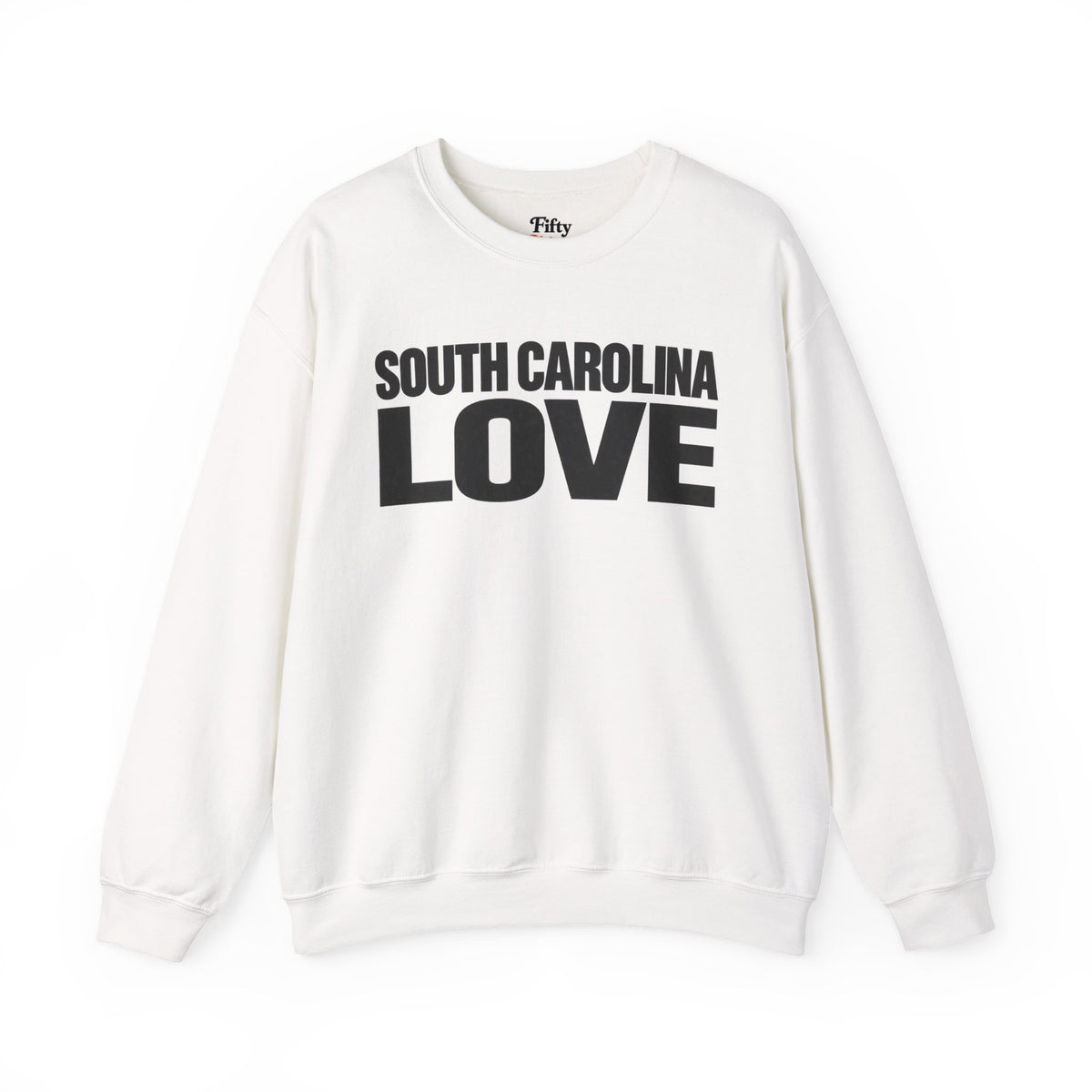 South Carolina Love Unisex Crewneck Sweatshirt State Name Graphic