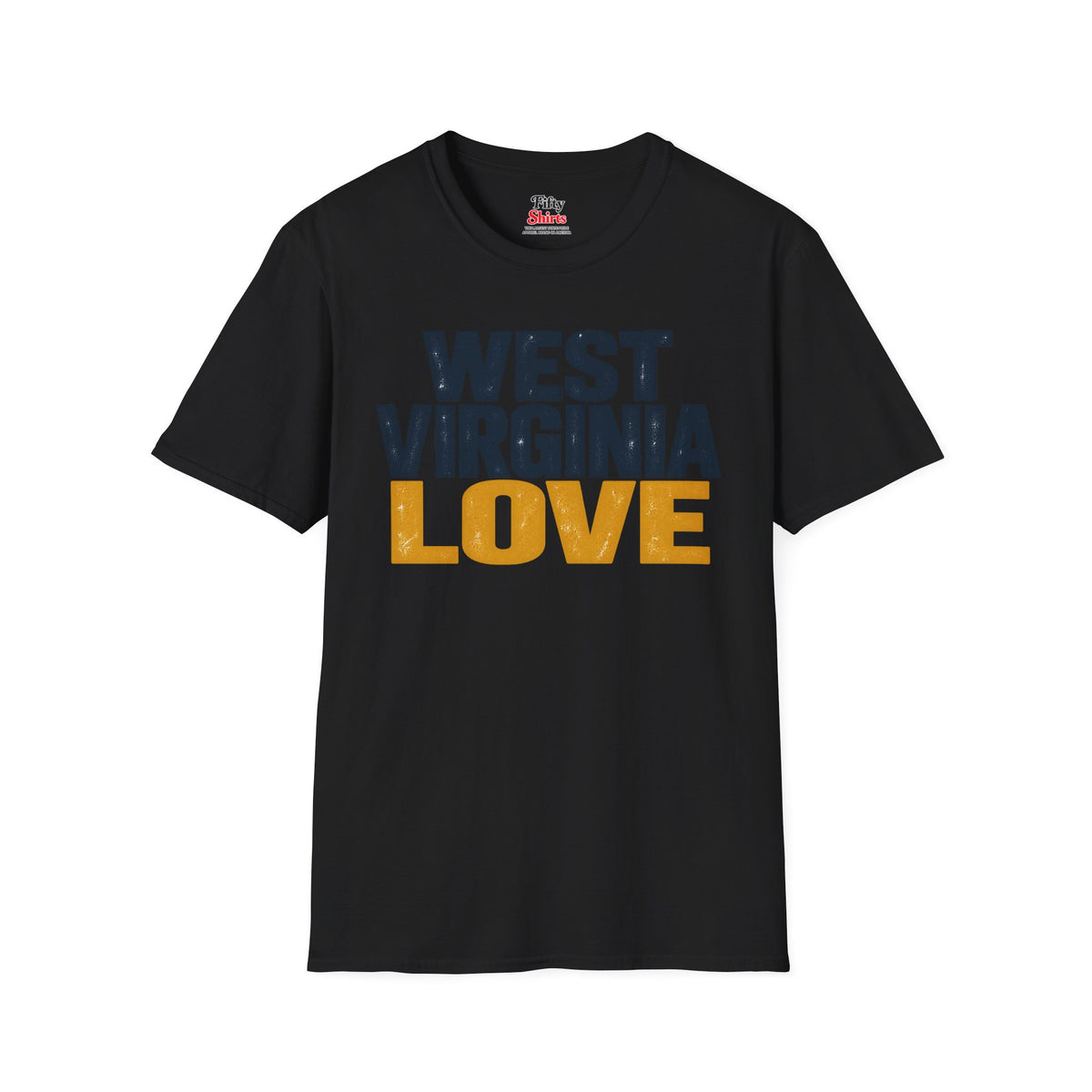 West Virginia Love Unisex Softstyle T Shirt State Name Graphic Tee