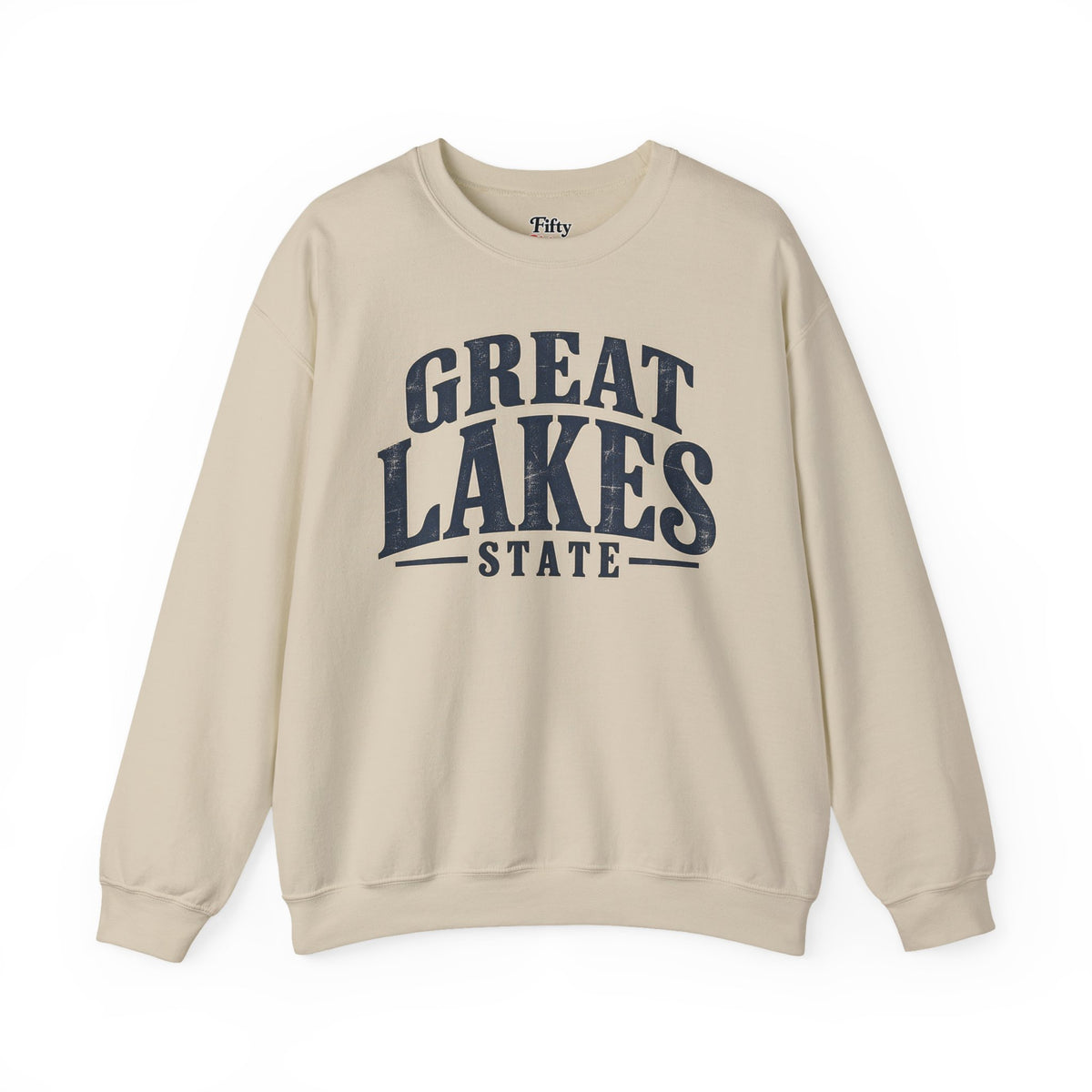 Michigan Great Lakes State Unisex Crewneck Sweatshirt State Name Graphic