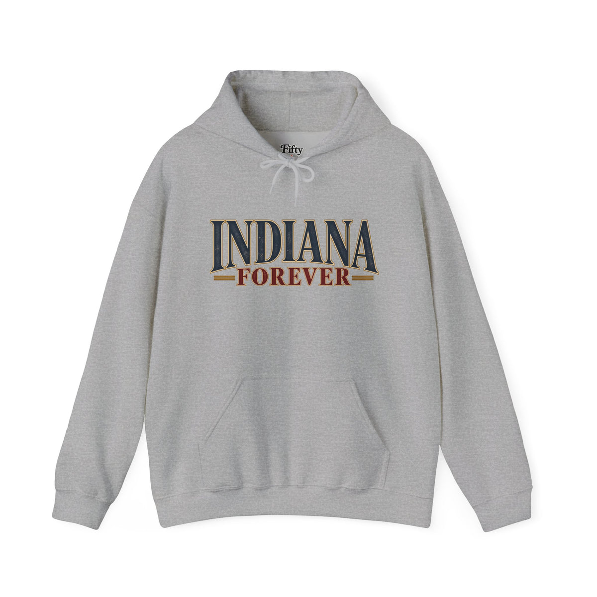 Indiana Forever Unisex Hoodie State Name Graphic