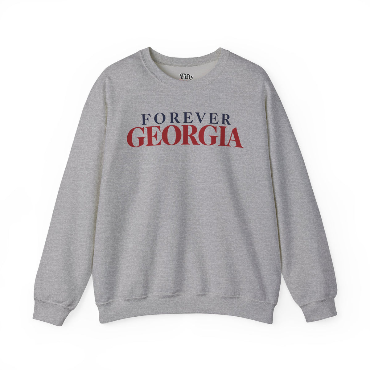 Forever Georgia Unisex Crewneck Sweatshirt State Name Graphic