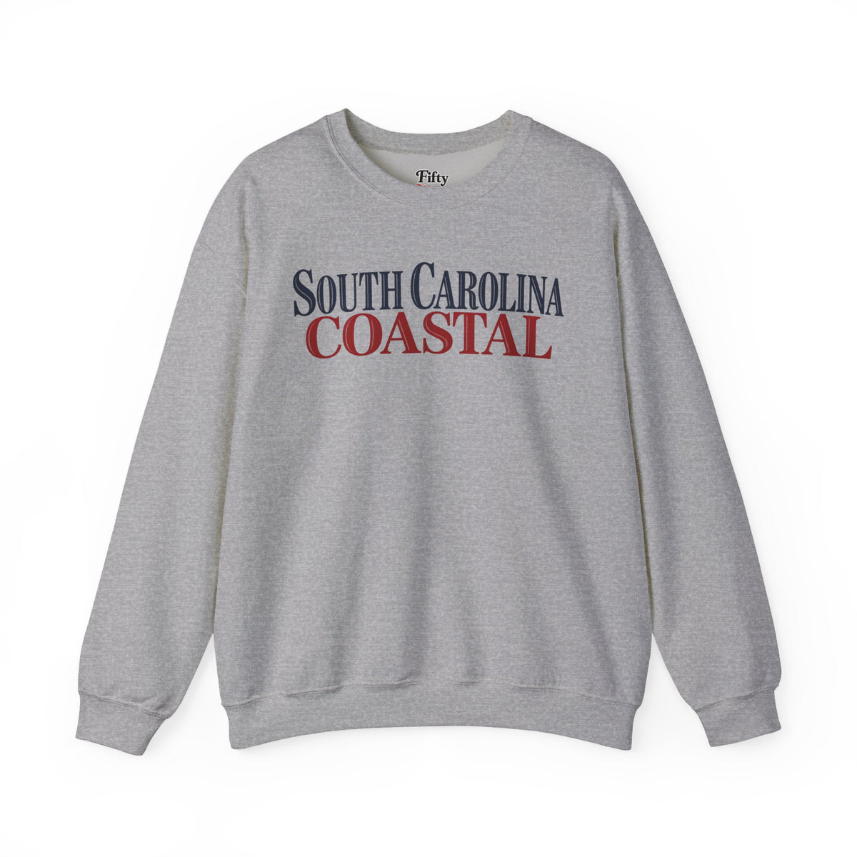 South Carolina Coastal Unisex Crewneck Sweatshirt State Name Graphic