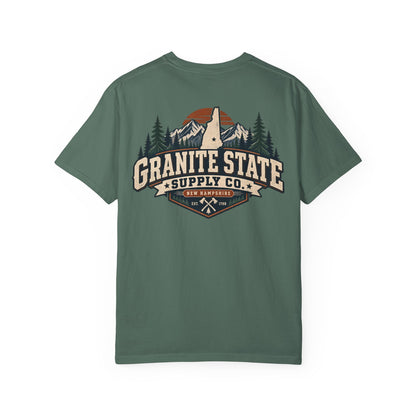 New Hampshire Granite State Supply Co Unisex Comfort Color 1717 Streetwear Graphic Tee