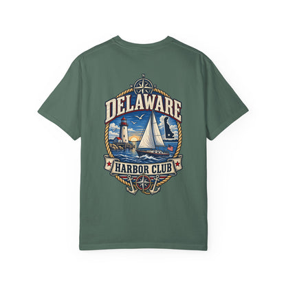 Delaware Harbor Club  Unisex Comfort Color 1717 Streetwear Graphic Tee