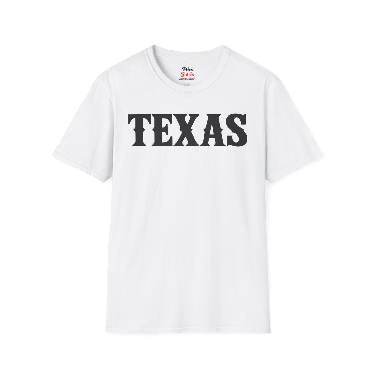 Texas Unisex Softstyle T Shirt State Name Graphic Tee