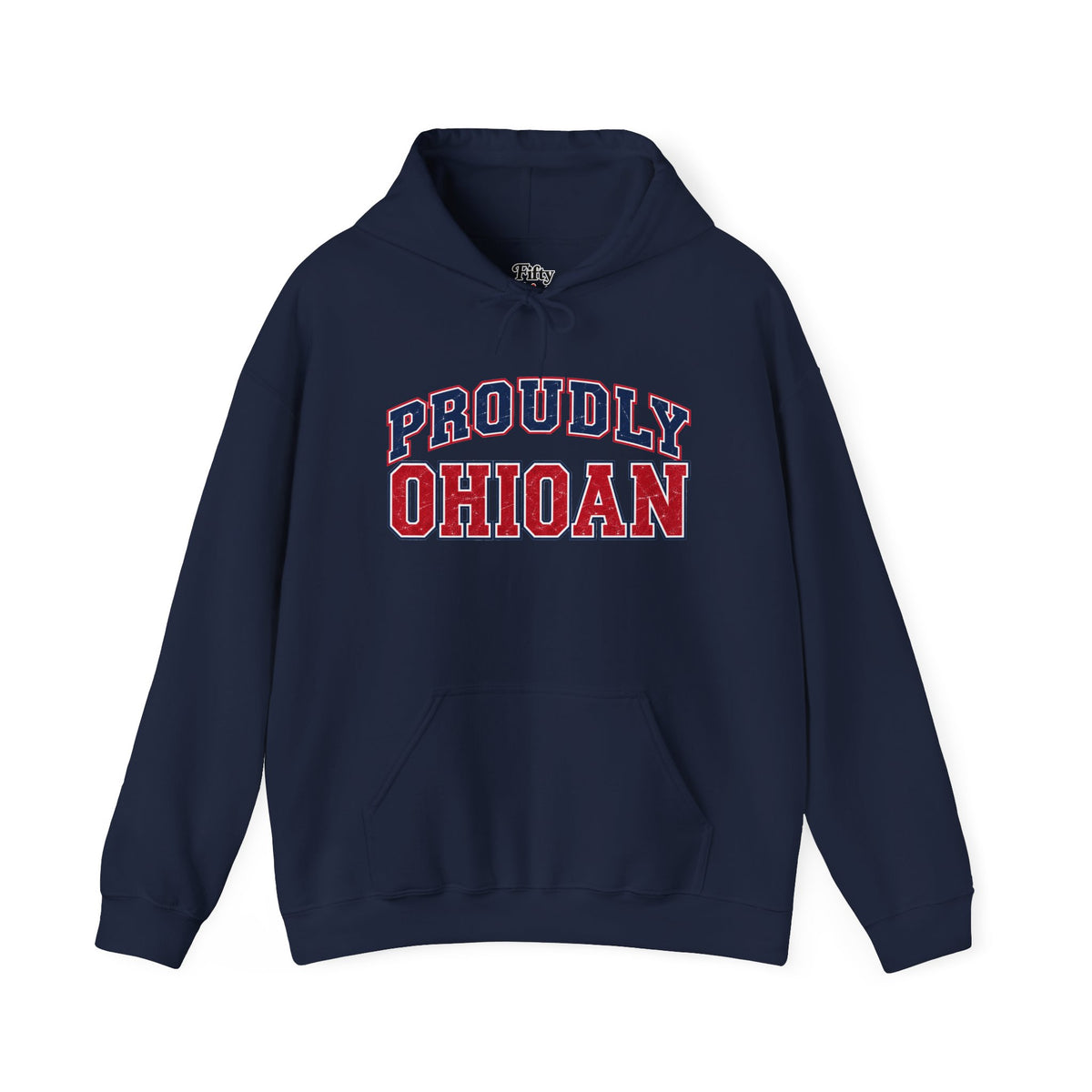 Proudly Ohion Ohio Unisex Hoodie State Name Graphic