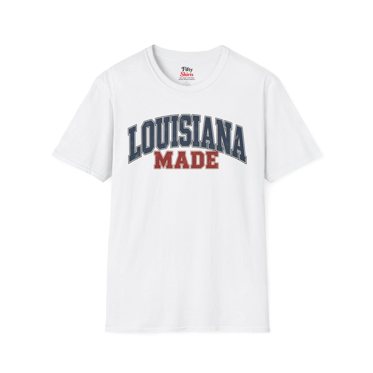 Louisiana Made Unisex Softstyle T Shirt State Name Graphic Tee