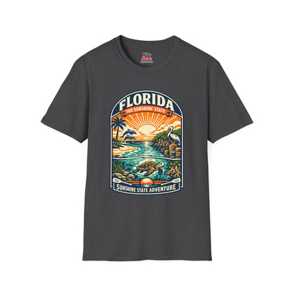 Florida Sunshine State Unisex Softstyle T Shirt State Pride Graphic Tee Collections FS03