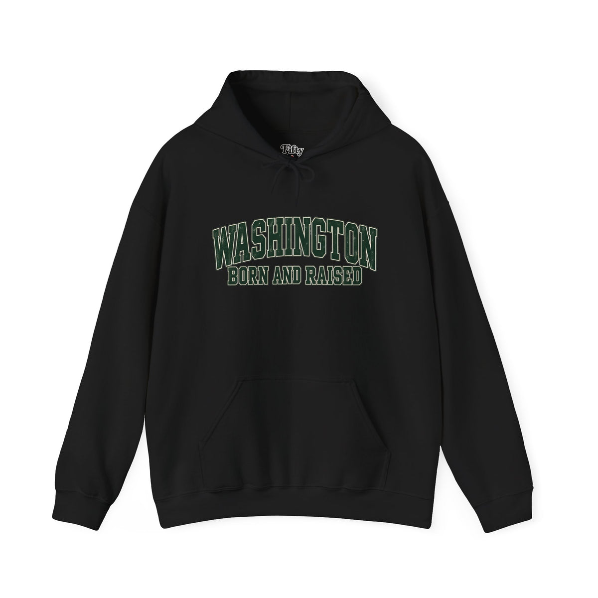 Washington Born and Raised Classic Collegiate Unisex Hoodie Graphic