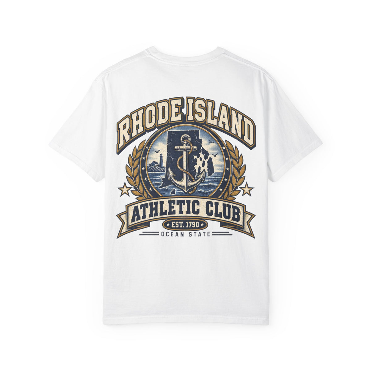 Rhode Island Athletic Club Unisex Comfort Color 1717 Streetwear Graphic Tee
