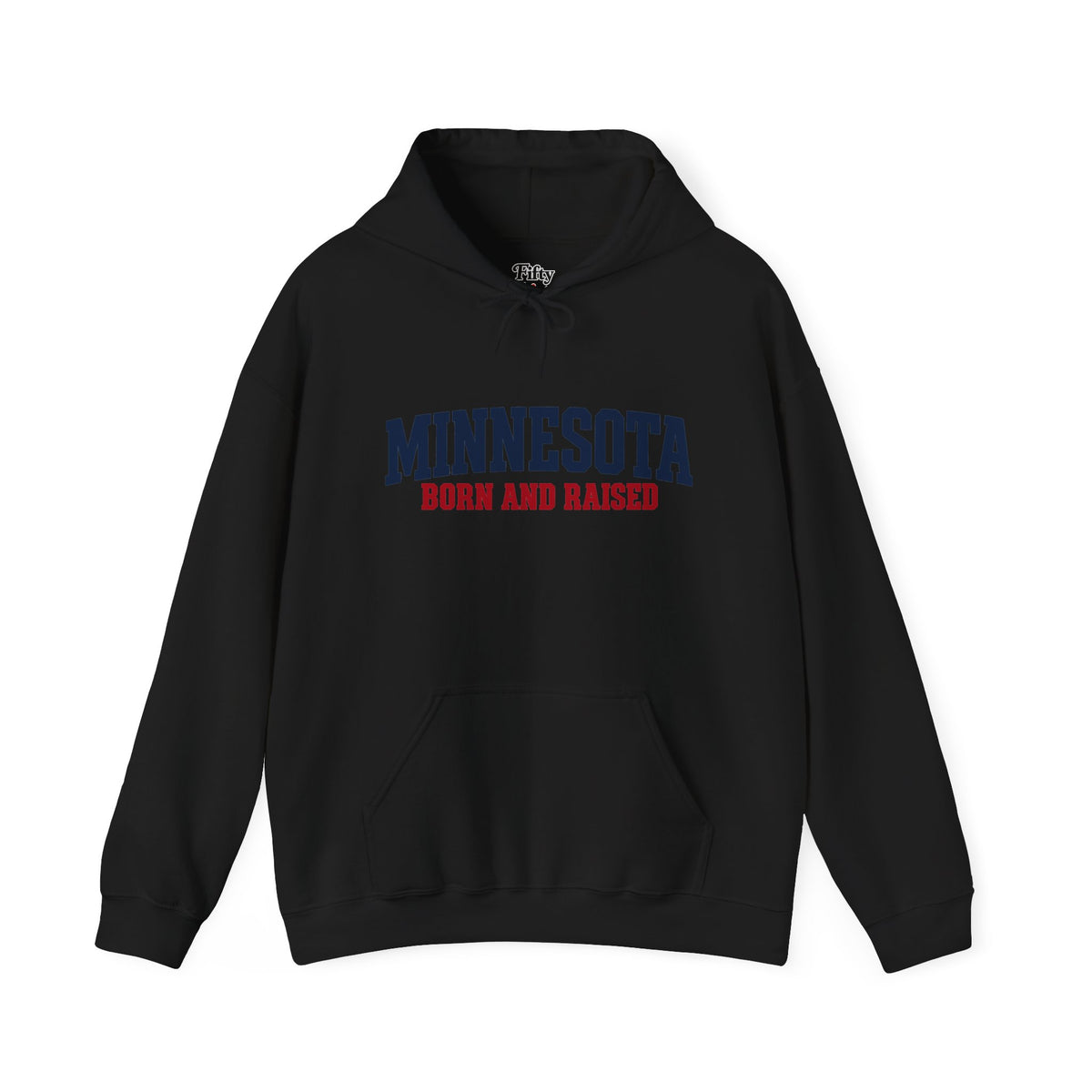 Minnesota Born and Raised Minimal Heritage Unisex Hoodie Graphic