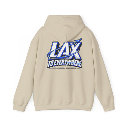 Lax To Everywhere Los Angeles Unisex Hoodie Graphic