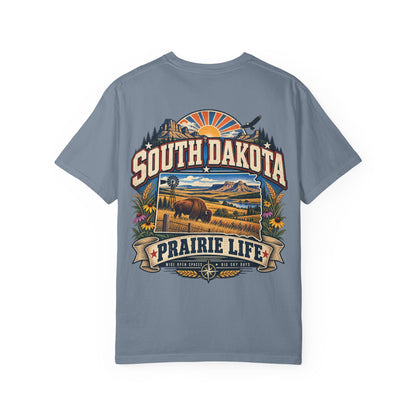 South Dakota Prairie Life Unisex Comfort Color 1717 Streetwear Graphic Tee