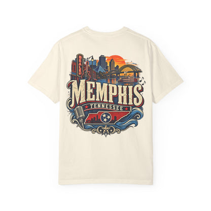 Memphis Tennessee Unisex Comfort Color 1717 Streetwear Graphic Tee
